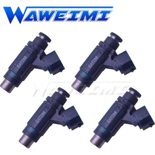 WAWEIMI 4PCS OEM EAT288 gasoline fuel system injection For Kawazaki ZX600 Profession Tested Nozzle EAT288