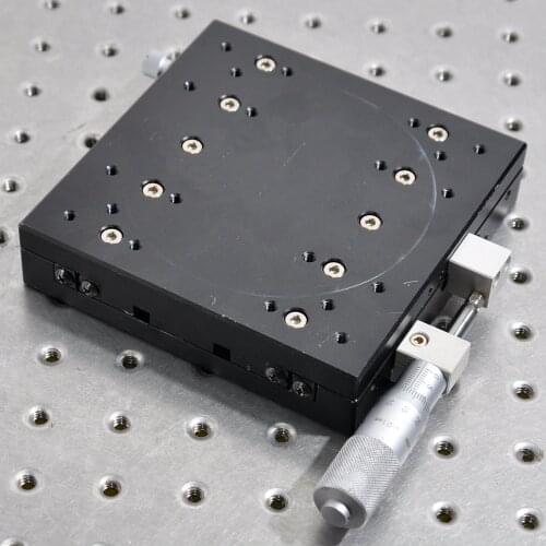 Y-axis CHUO SEIKI manual micrometer adjustment fine-tuning displacement sliding table aluminum 125mm