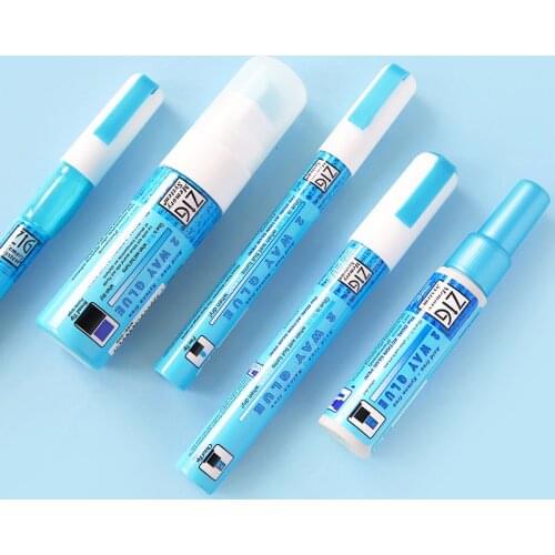 Japan Stationery ZIG Environmental Protection Coloured Glue Pen Adhesives DIY Hand Work Art Marker Glue Pens for School Supply D