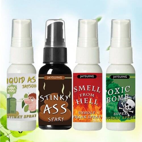 30ml Super Stinky Liquid Fart Terrible Smell Spray Long Lasting Smell Halloween Prank Toy Adults Children Spoof Odor Spray
