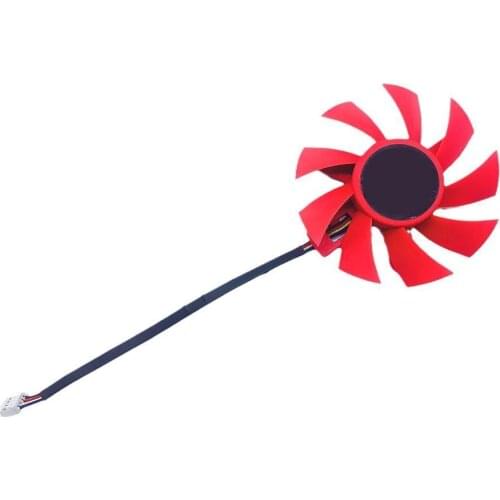1Pc 4-Pin Header Cooling Fan FD8015U12S 4Pin Graphic Card Cooling VGA Fan for AMDRX570 580 12V0.5A Cooling Fan
