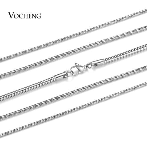 10pcs/lot 316 Stainless Steel Necklace and Bracelet Snake Chain Multi Sizes DIY Jewelry with Lobster Claw Clasps S-003*10