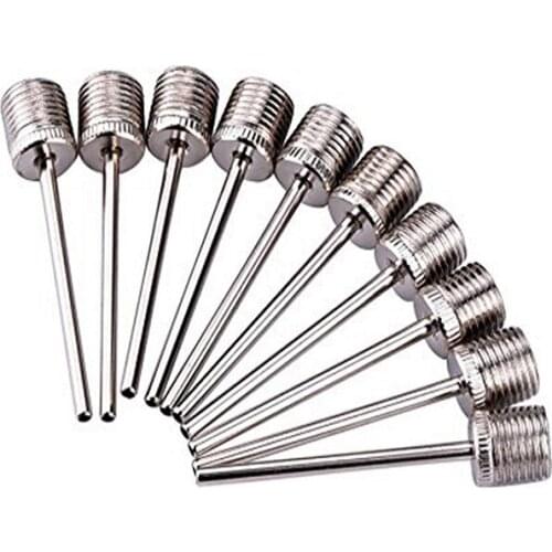 1000pcs/lot Stainless Steel Pump Pin Sports Ball Sports Ball Inflating Pump Needle for Football Basketball Soccer Inflatable Air