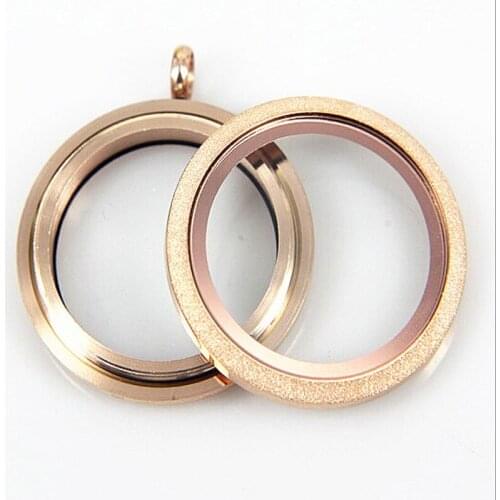 30mm silver screw stainless steel floating locket living memory glass lockets for women jewelry