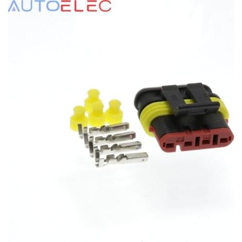 4pin 282106-1 ip67 Waterproof Electrical Wire Cable automotive Connector Plug fuel pump Oxygen sensor connector for AMP/TE Tyco