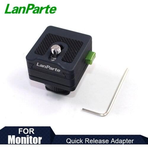Lanparte Monitor Quick Release Adapter with Cold Shoe Socket