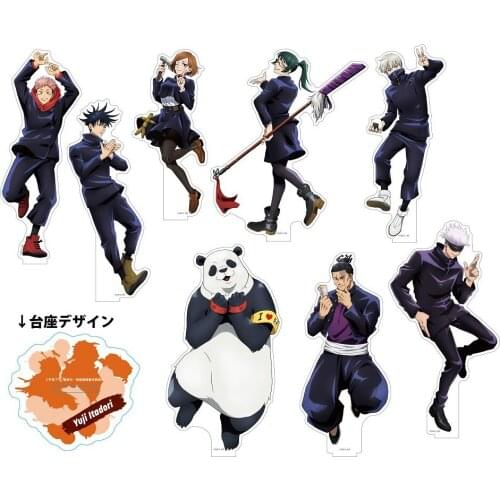 Anime Jujutsu Kaisen Geto Suguru Itadori Yuji Inumaki Toge Acrylic Figure Stand Display Model Plate Tabletop Decor Gifts Toys