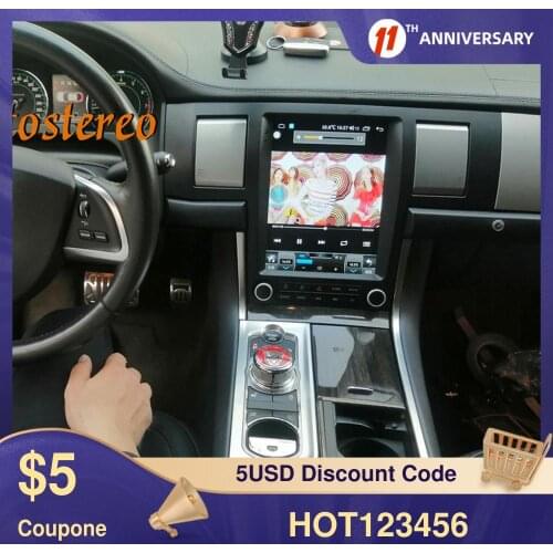 For Jaguar XF XFL 2004-2015 Wireless Carplay Car GPS Navigation Auto Headunit Multimedia Player Radio Tape Recorder Stereo Tesla
