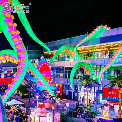Free Shipping giant inflatable octopus tentacle / inflatable squid tentacles / tentacle pipe for Halloween decorations