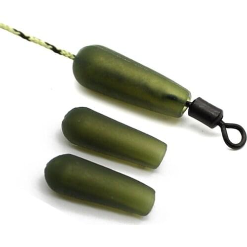 20PCS Carp Fishing Accessories Chod Rig Buffer Bead Fishing Float Setup Helicopter Chod Beads Lead Core Leader Beads Carp Tackle