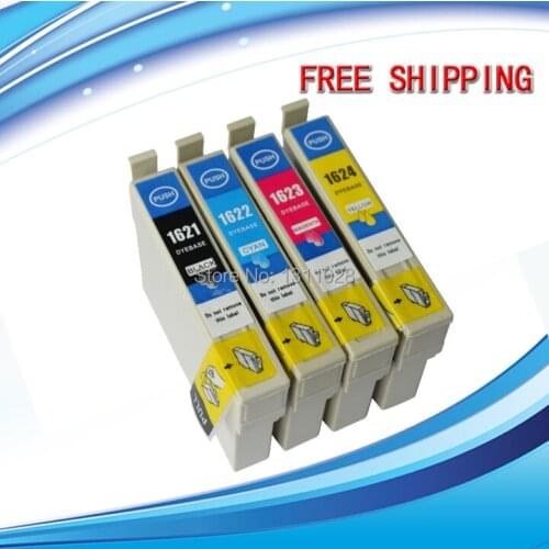INK WAY 5PCS T1621-T1624 compatible inkjet cartridge for EP Workforce WF-2010W/WF-2510WF/WF-2520NF/WF-2530WF/WF-2540WF