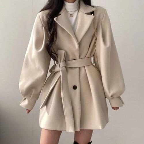 Clobee Women's Coats With A Belt