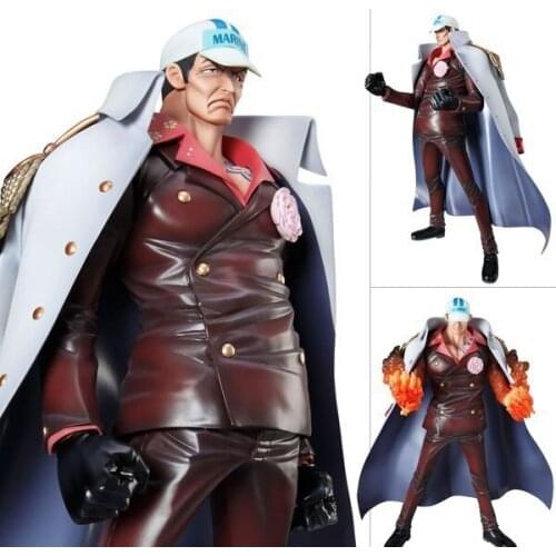 One Piece Anime NEO-DX Navy Headquarters General POP Sakazuki Color Box Classic Model Toy Action Figure Doll Childrens Gifts