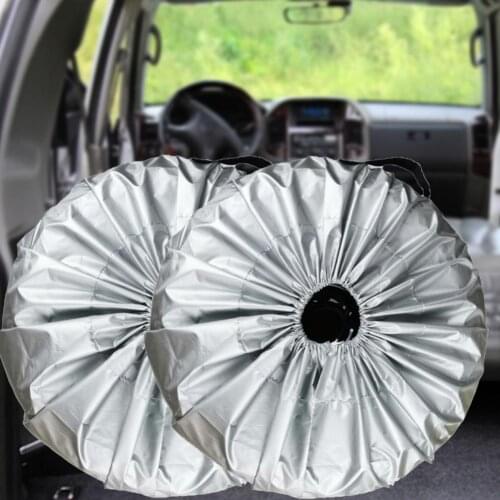 Tire Covers Wheel Storage Bag Automobile Spare Tire Cover Dustproof Wheel Protectors With Handle Equipment Accessories Bike Stor