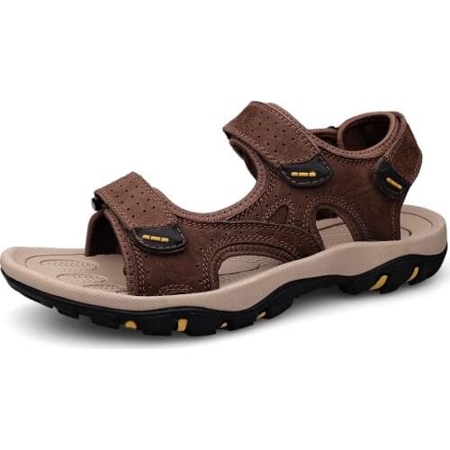 Masculino big playa shoes para 2019 sandel herren for work outdoor sandalias verano cuero sandalle mens safety fashion sandal