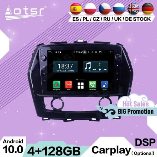 128G 2 Din Carplay Multimedia Stereo Android 10 For NISSAN Maxima 2015 2016 GPS Navigation Video Audio Radio Receiver Head Unit