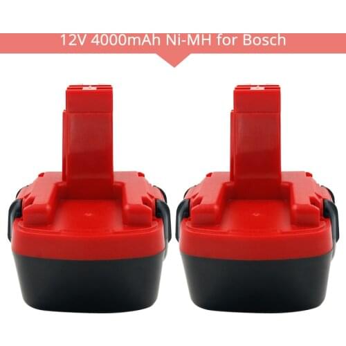 PSR 12V 4000mAh NIMH Replacement Battery for Bosch 12V Battery 3360 3455 3360K GSB 12VE-2 PSR 12VE-2 PSB 12VE-2 BAT043 BAT045