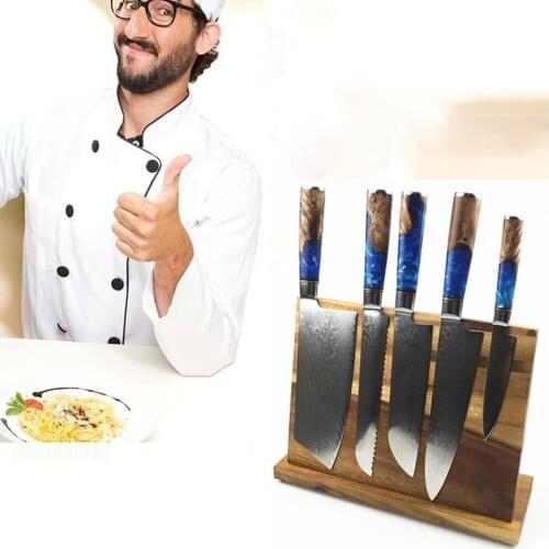 Newest Multifunctional Wooden Magnetic Knife Holder Professional Magnetic Knife Strip Rack Kitchen Knife Bar Tools Fast Delivery