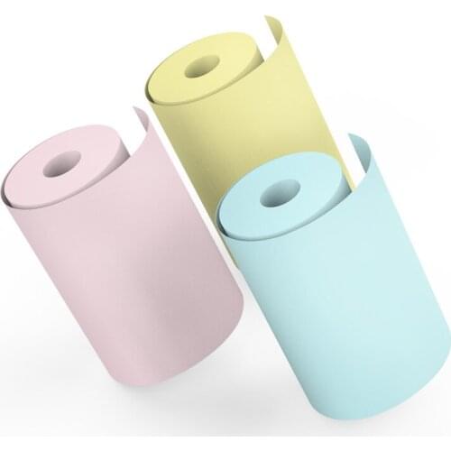 57*30mm Color Printer Paper POS Printer Thermal Label Printer Paper Sticker Label Papers for PAPERANG P1/P2 Mini Photo Printer