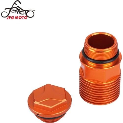 Motorcycle Rear Brake Reservoir Extender & Brake Fluid Oil fuel Cap For KTM SX SXF EXC XC XCF 125 250 350 400 450 500 2004-2016