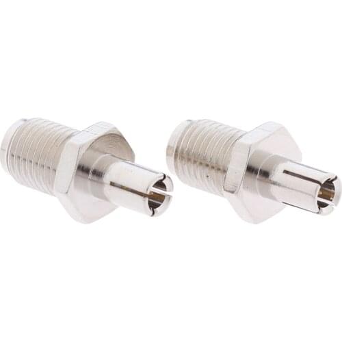 2pcs RF Coaxial Adapter S9 To SMA External Thread Internal Network Adapter Network Adapter TS9 Adapter
