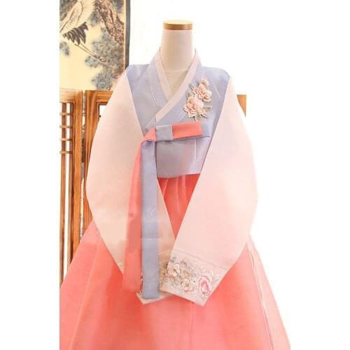 2019 Hanbok Dress Hanbok Dress Custom Made Korean Traditional Woman Hanbok Korean National Costume Birthday Hallowen Gifts
