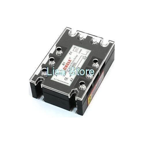 3-32VDC Input 480VAC 60A Output DC/AC Three Phase SSR Solid State Relay