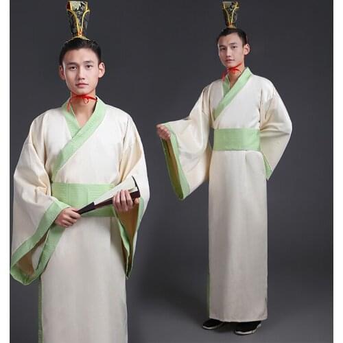 5 Color Chinese National Hanfu Costume Black Ancient China Men Clothing Traditional National Tang Suit Stage Cosplay Costumes 89
