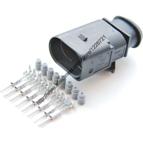 10kits/lot 8 PIN PLUG 1J0973814 Sealed Wire Connector for Volkswagen Skoda Passat VAG Sagitar Lavida Ling degree gearbox plug