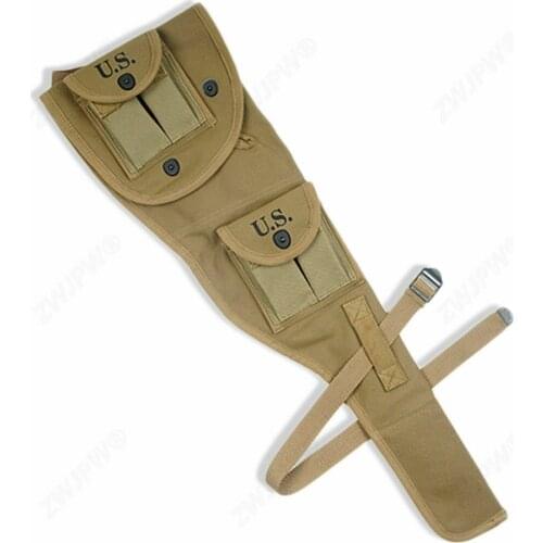 WW2 WWII US ARMY M1 CARBINE PARATROOPER CANVAS JUMP CASE MAG POUCH WORLD WAR II SOLDIER MILITARY