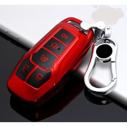 Tpu Car Key Fob Case Cover Holder For FORD LINCOLN MUSTANG Mondeo F-150 Edge MKX MKC MKZ 2013 2014 2015 2016 2018 Accessories