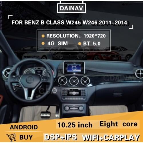8+256GB Android 11.0 car radio GPS Navigation For Mercedes Benz B Class W245 W246 2012-2021 multimedia player stereo