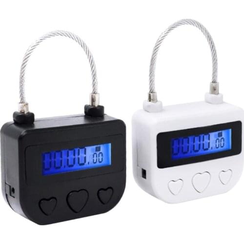 Digital Time Lock Bondage Timer Switch Fetish Rechargeable Timer Square BDSM Restraints Sex Toys for Couples Accessories Adult