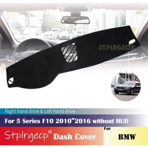 For BMW 5 Series F10 2010~2016 without HUD Anti-Slip Dashboard Cover Protective Pad Car Accessories Sunshade Carpet 2014 2013