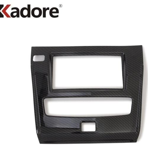 For Nissan Armada Patrol Royale QX80 Y62 2016 2017 2018 Car Styling special car console navigation frame cover trim