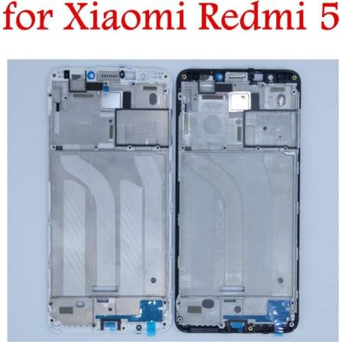 For Xiaomi Redmi 5 Middle Frame Plate Housing Bezel Faceplate Bezel LCD Supporting Front Frame Redmi5 Repair Spare Parts