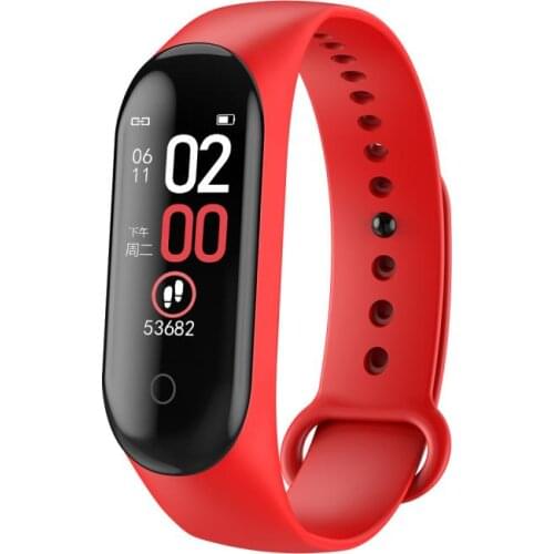 Fitness Band Watch Tracker Blood Pressure HeartRate Pedometers Portable Fitness Equipment M4 Smart Bracelet Wristband