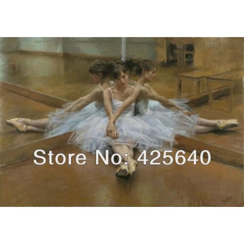 Impressionist Ballerina painting Oil painting on canvas hight Quality Hand-painted Painting ballerina painting3