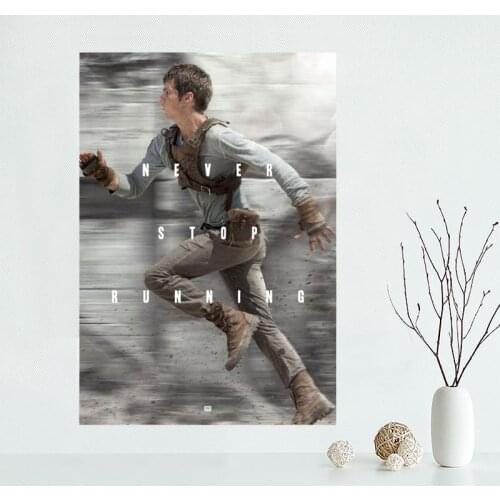 Custom canvas poster Maze Runner canvas painting poster wall Art poster Fabric Cloth Print