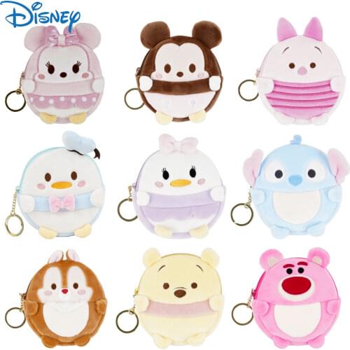 Disney Cute Mickey Minnie Coin Purse Children Cartoon Wallet Adult Card Bag Deposit Money Bag Disney Kids Character Wallet