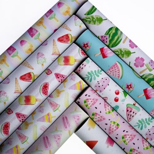 Feather Leather Sheets Synthetic Leather Printed Vinyl DIY Handbags Supplies Bows Making Material 22*30cm/A4 1mm L14020