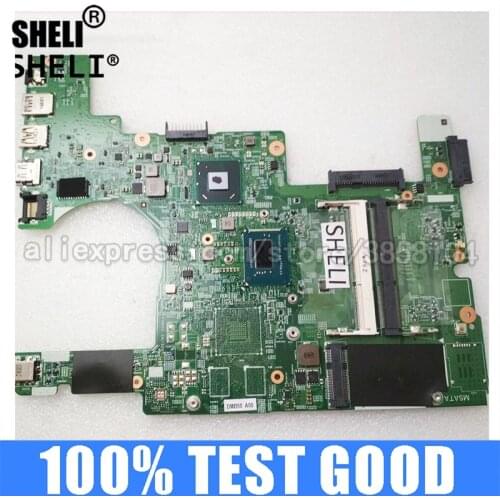SHELI for Dell Inspiron 15Z 5523 Laptop Motherboard CN-0XWPTW 0XWPTW XWPTW 11307-1 with SR0N9 I3-3217U CPU 100% Tested Ok DDR3