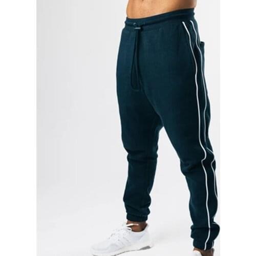 Mens Autumn And Winter New Sports Leisure Small Foot Fitness Trousers Close The Mouth Guard Trousers Running Training Leg Pants