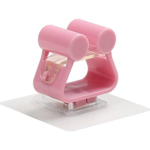 New Broom Shelf Mop Clamp Umbrella Holder Brush Broom Hanger Traceless Bathroom Mop Hook Rack Kitchen Tool Hole - Free Mop Hooks