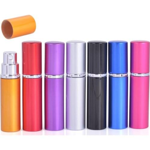 2019 New 5ml Mini Spray Perfume Travel Refillable Empty Cosmetic Container Perfume Bottle Atomizer LX9097