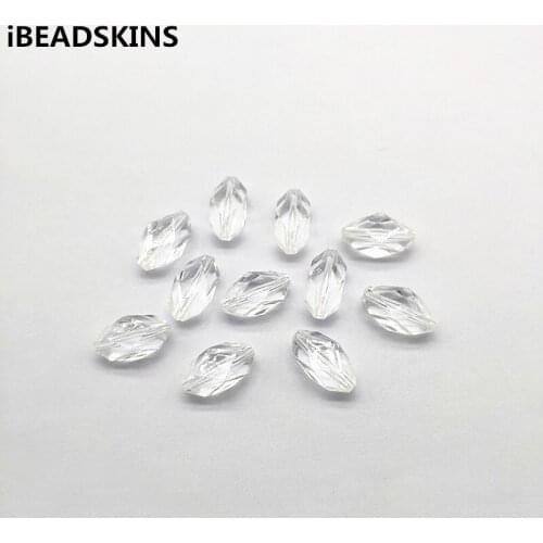 New arrival! 19x9mm 430pcs Clear acrylic Faceted Oval-shape beads for Necklace,Earrings parts,hand Made Jewelry DIY
