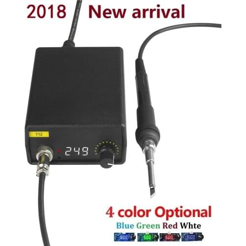 110V 220V Electric Unit Digital Soldering Iron Station Temperature Controller for HAKKO T12 Handle LED vibration switch