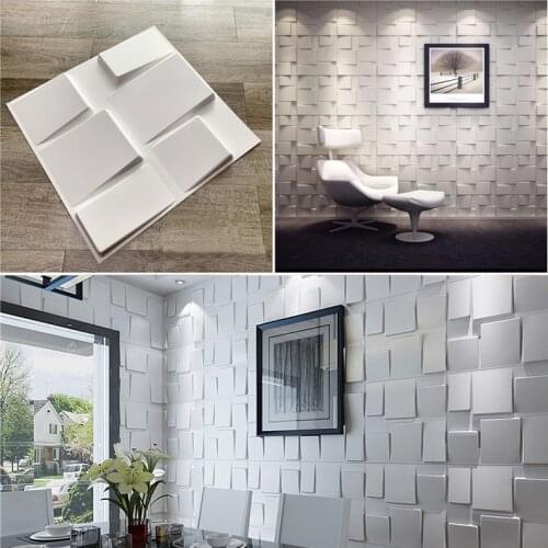 30x30cm 3D three-dimensional 3D tile panel mold plaster 3D wall stickers living room wallpaper mural waterproof bathroom kitchen