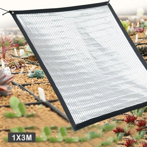 Outdoor Awnings Reflective Aluminum Foil Insulation Cooling Sunscreen Net Meaty Gardening Decor Network Canopy UV Protection