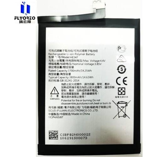 High Quality 3800mAh HE347 Battery For Nokia 7 plus TA-1062 E7 Plus Mobile Phone